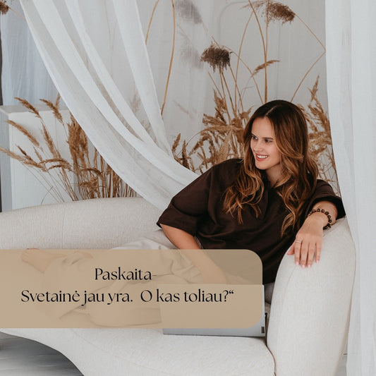 Paskaita- "Svetainė jau yra. O kas toliau?"