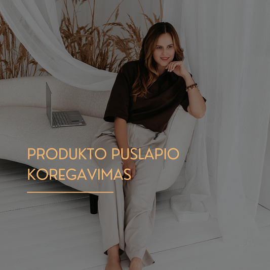 Strateginė produkto/svetainės konsultacija 1 val.