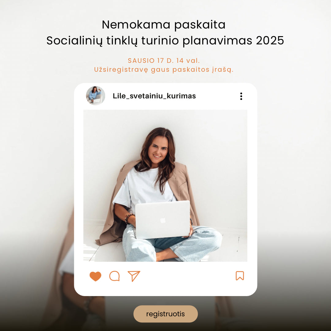 Nemokama paskaita: Kaip planuoti turinį Soc.tinkluose?