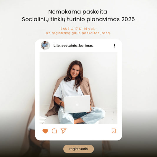 Nemokama paskaita: Kaip planuoti turinį Soc.tinkluose?
