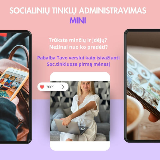 Socialinių tinklų administravimas MINI dirbtuvės